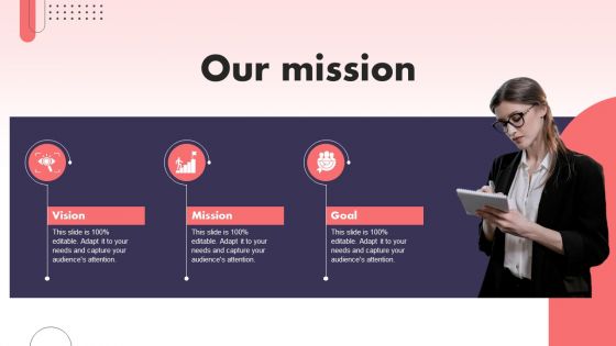 Social Media Promotional Technique Our Mission Ppt Outline Examples PDF Social Media Promotional Technique Our Mission Ppt Outline Examples PDF
