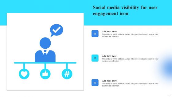 Social Media Visibility Ppt PowerPoint Presentation Complete Deck With Slides