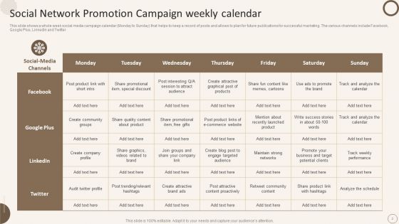 Social Network Promotion Campaign Ppt PowerPoint Presentation Complete Deck With Slides