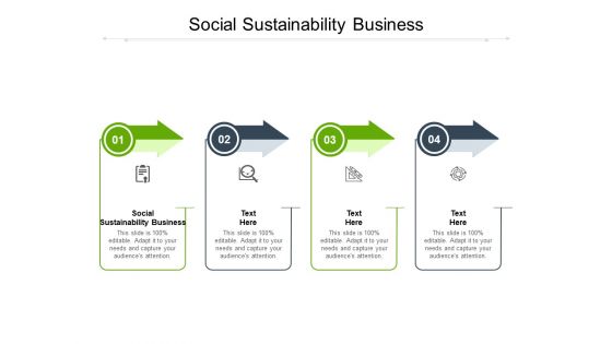 Social Sustainability Business Ppt PowerPoint Presentation Layouts Styles Cpb