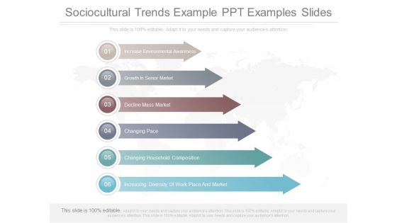 Sociocultural Trends Example Ppt Examples Slides