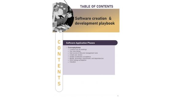 Software Creation And Development Playbook Template
