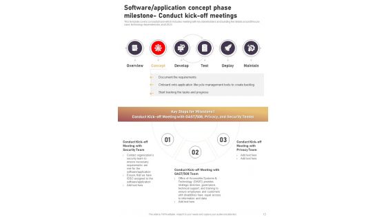 Software Creation And Development Playbook Template