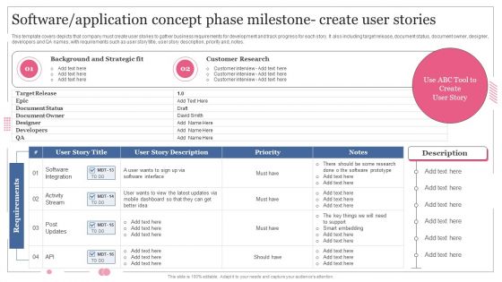 Software Designing And Development Software Application Concept Microsoft PDF