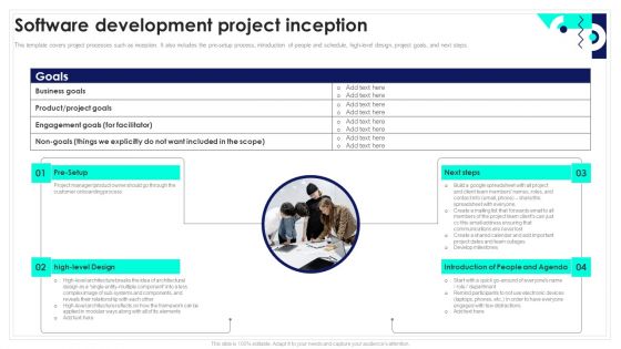 Software Development Project Inception Playbook For Software Engineers Themes PDF