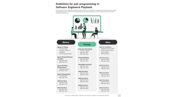 Software Engineers Playbook Template