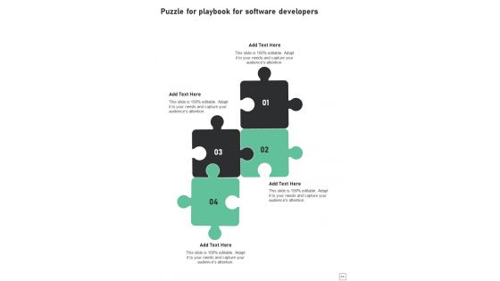 Software Engineers Playbook Template