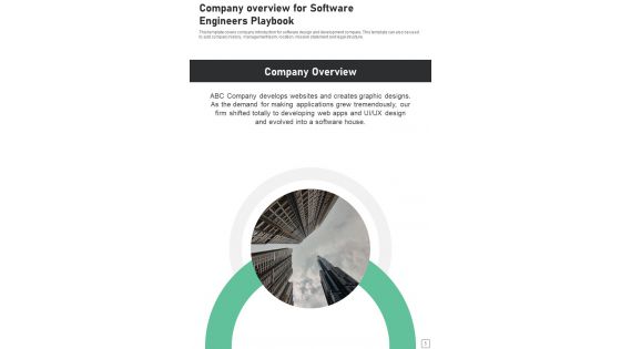 Software Engineers Playbook Template