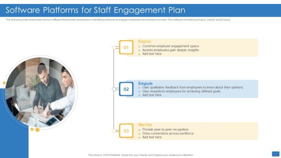 Software Platforms For Staff Engagement Plan Topics PDF