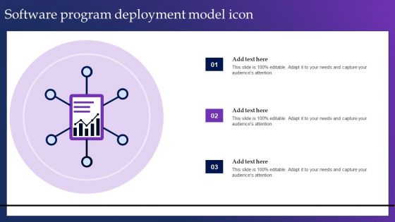 Software Program Deployment Model Icon Demonstration PDF Software Program Deployment Model Icon Demonstration PDF