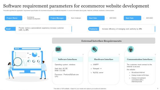 Software Requirement Parameters Ppt PowerPoint Presentation Complete Deck With Slides