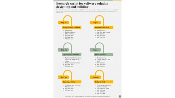 Software Solution Designing And Building Playbook Template