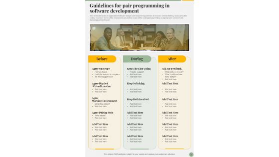 Software Solution Designing And Building Playbook Template