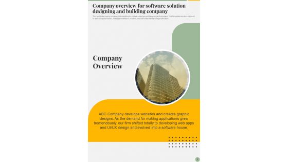 Software Solution Designing And Building Playbook Template