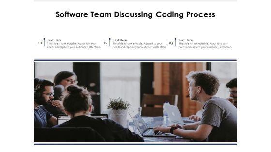 Software Team Discussing Coding Process Ppt PowerPoint Presentation File Graphics Example PDF