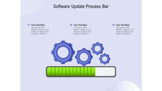 Software Update Process Bar Ppt PowerPoint Presentation Slides Graphics