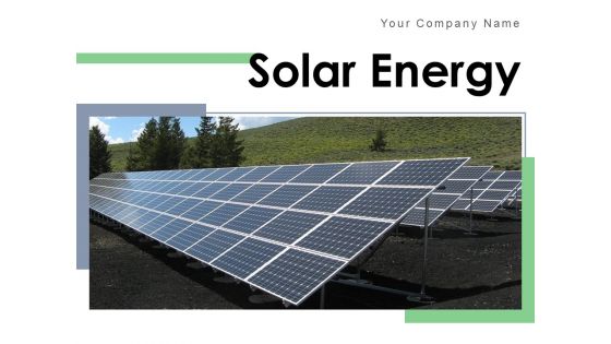Solar Energy Time Leafed Trees Ppt PowerPoint Presentation Complete Deck