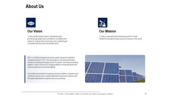 Solar Panel Maintenance Proposal Ppt PowerPoint Presentation Complete Deck With Slides