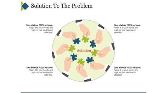 Solution To The Problem Ppt PowerPoint Presentation Icon Slides