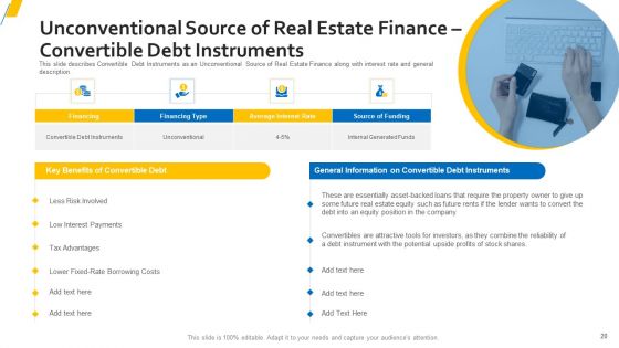 Sources Of Property Funding For Organization With Attached Expenses Ppt PowerPoint Presentation Complete Deck With Slides