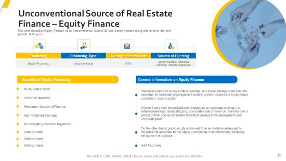 Sources Of Property Funding For Organization With Attached Expenses Ppt PowerPoint Presentation Complete Deck With Slides