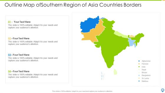 Southern Region Of Asia Political Map Ppt PowerPoint Presentation Complete Deck With Slides