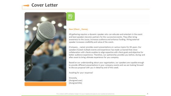 Speaking Engagement Proposal Template Ppt PowerPoint Presentation Complete Deck With Slides