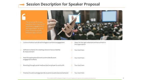 Speaking Engagement Proposal Template Ppt PowerPoint Presentation Complete Deck With Slides