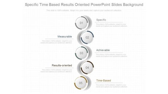 Specific Time Based Results Oriented Powerpoint Slides Background
