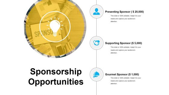 Sponsorship Opportunities Proposal Ppt PowerPoint Presentation Complete Deck With Slides