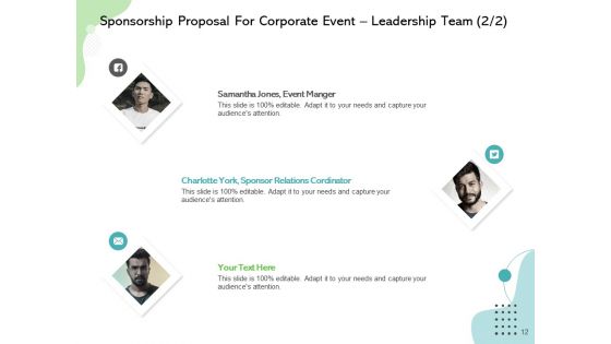 Sponsorship Proposal For Corporate Event Ppt PowerPoint Presentation Complete Deck With Slides