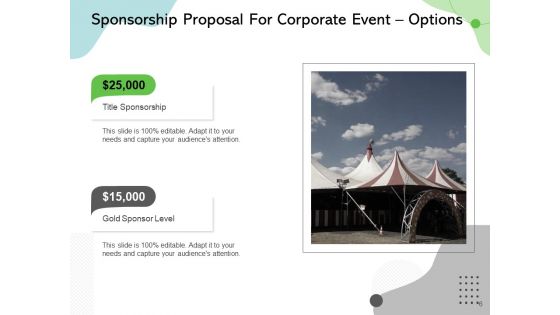 Sponsorship Proposal For Corporate Event Ppt PowerPoint Presentation Complete Deck With Slides