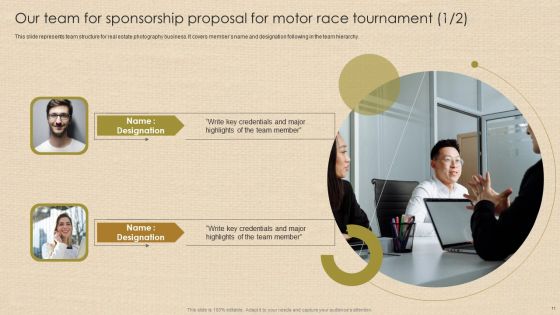Sponsorship Proposal For Motor Race Tournament Ppt PowerPoint Presentation Complete Deck With Slides