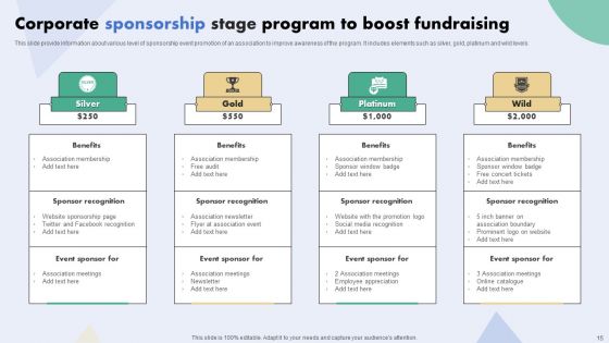 Sponsorship Stage Ppt PowerPoint Presentation Complete Deck With Slides