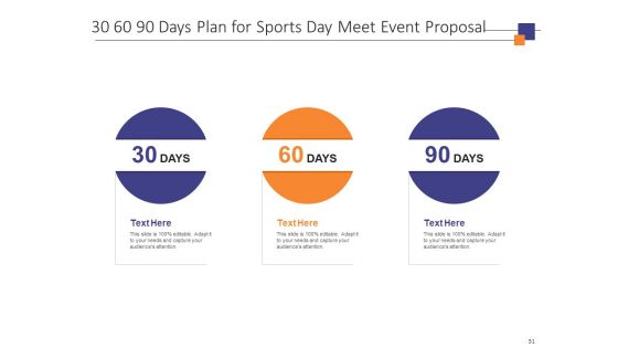 Sports Day Meet Event Proposal Ppt PowerPoint Presentation Complete Deck With Slides
