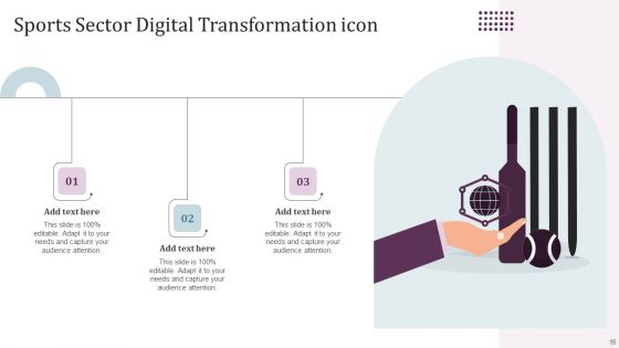 Sports Sector Digital Transformation Ppt PowerPoint Presentation Complete Deck With Slides