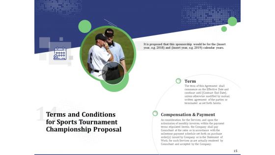Sports Tournament Championship Proposal Ppt PowerPoint Presentation Complete Deck With Slides