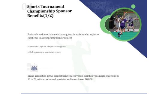 Sports Tournament Championship Sponsor Benefits Ppt Pictures Outfit PDF
