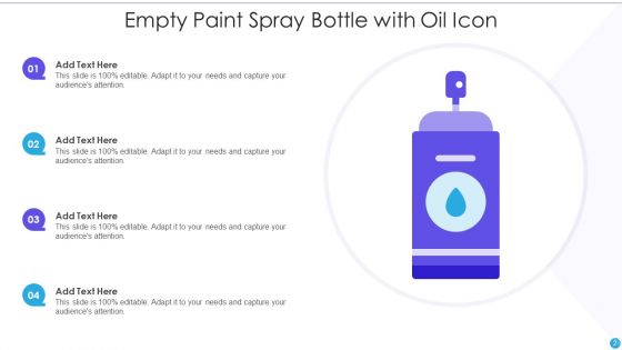 Spray Bottle Icon Ppt PowerPoint Presentation Complete Deck With Slides