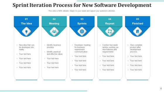 Sprint Iteration Releasable Improvement Ppt PowerPoint Presentation Complete Deck With Slides