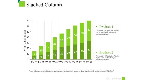 Stacked Column Ppt PowerPoint Presentation Styles Example