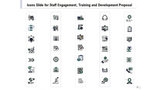 Staff Engagement Training And Development Proposal Ppt PowerPoint Presentation Complete Deck With Slides