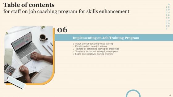 Staff On Job Coaching Program For Skills Enhancement Ppt PowerPoint Presentation Complete Deck With Slides
