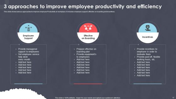 Staff Productivity Enhancement Ppt PowerPoint Presentation Complete Deck With Slides