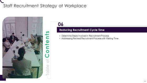 Staff Recruitment Strategy At Workplace Ppt PowerPoint Presentation Complete With Slides