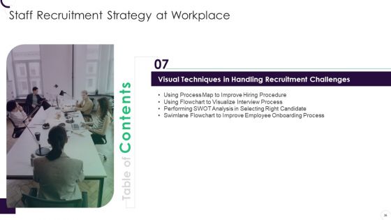 Staff Recruitment Strategy At Workplace Ppt PowerPoint Presentation Complete With Slides
