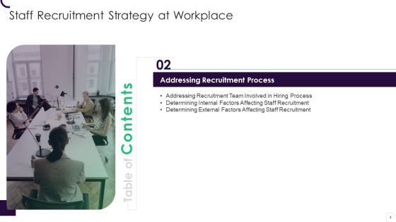 Staff Recruitment Strategy At Workplace Ppt PowerPoint Presentation Complete With Slides