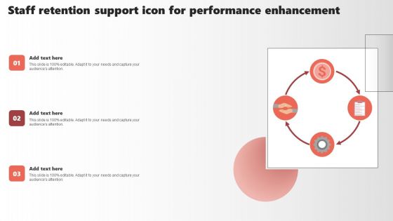 Staff Retention Support Icon For Performance Enhancement Inspiration PDF Staff Retention Support Icon For Performance Enhancement Inspiration PDF