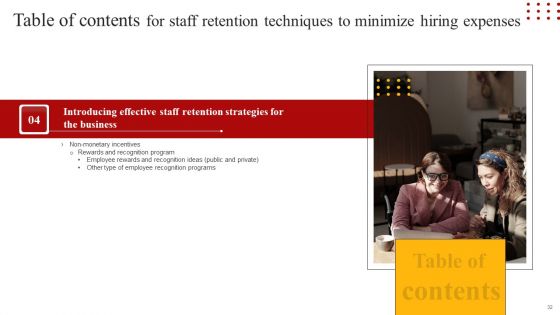 Staff Retention Techniques To Minimize Hiring Expenses Ppt PowerPoint Presentation Complete Deck With Slides