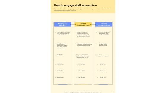 Staff Training Playbook Template